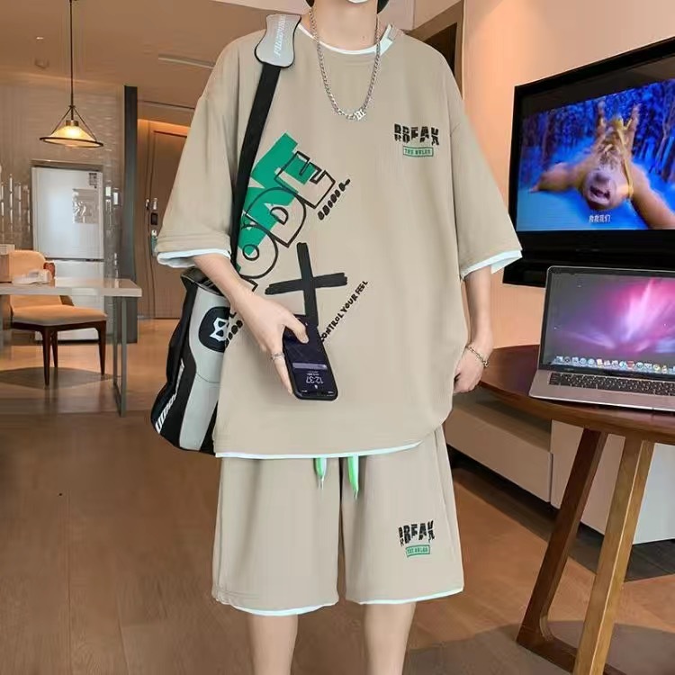 Summer Clothes Fashion - Men's Casual 2-Piece Sportswear Set Streetwear
