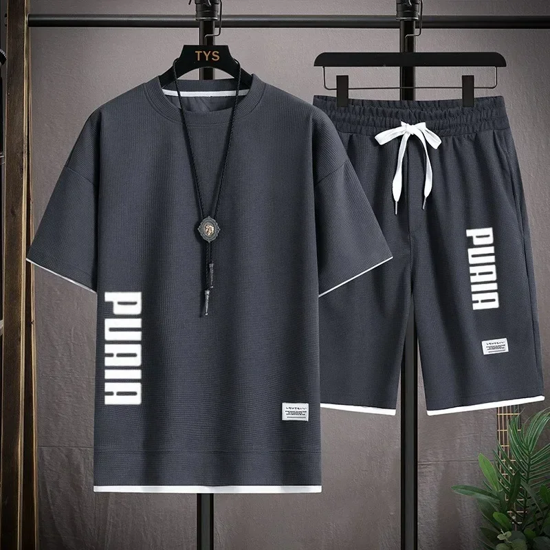 Summer Clothes Fashion - 2026 New Men's T-shirt and Shorts