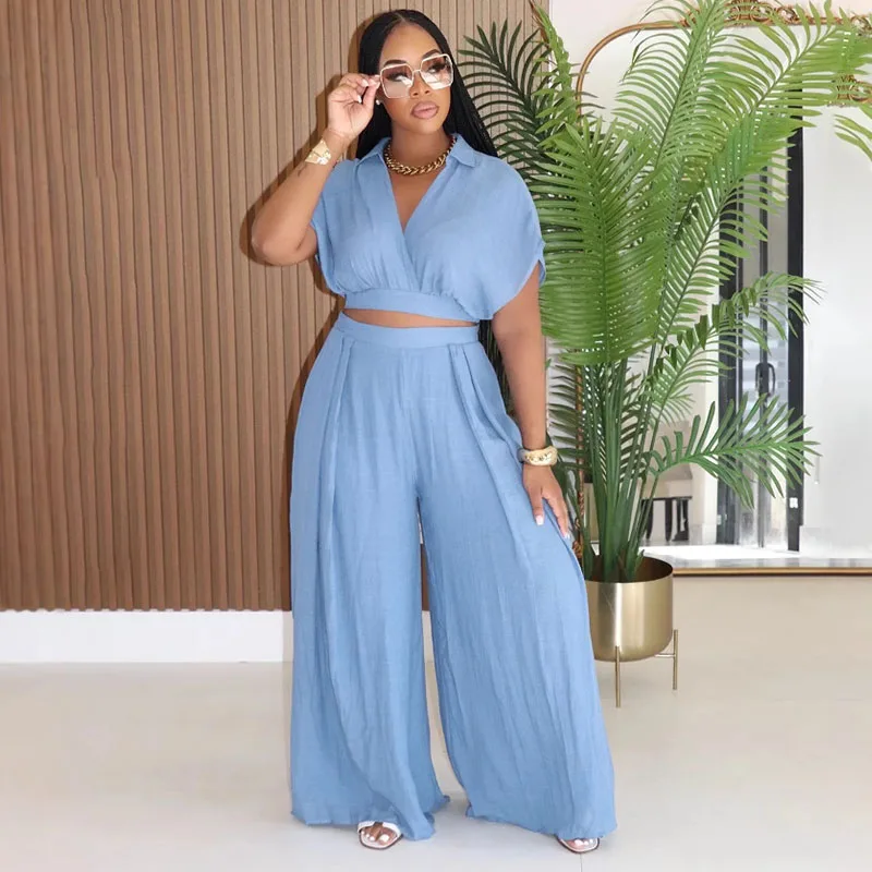 Solid Loose Casual 2 Piece Set - Summer Clothing Bundle review and price