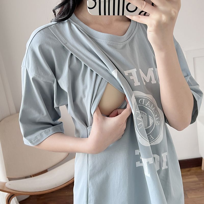 Nursing Dress Pregnant Breastf - Summer Clothing For Women review and price