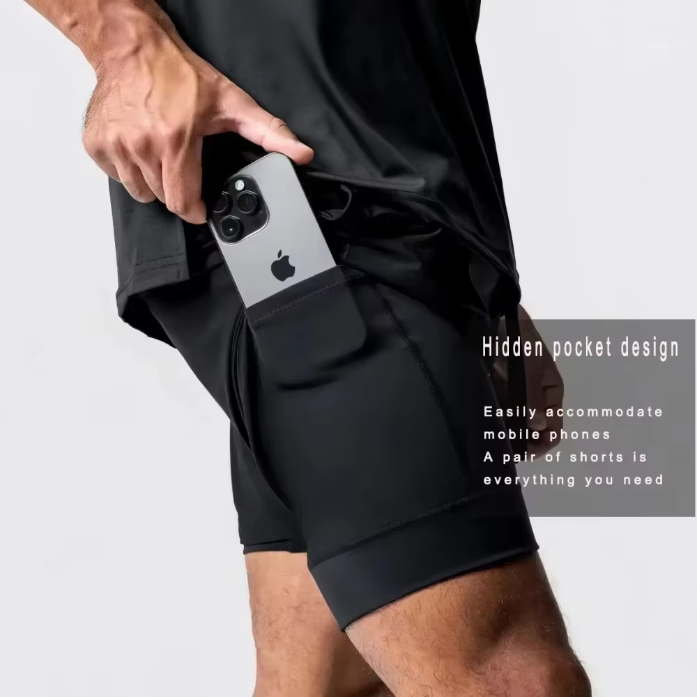One Piece Men's Shorts Double  - Summer Clothing Layering review and price