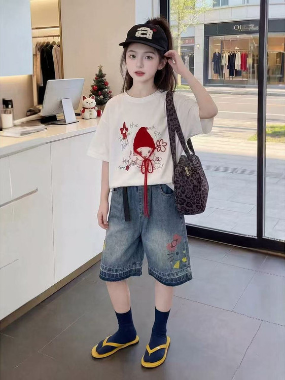 Girls Summer Short Sleeve T-Sh - Summer Clothing Online review and price
