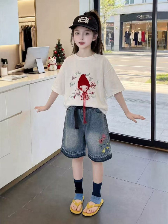 Girls Summer Short Sleeve T-Sh - Summer Clothing Online review and price