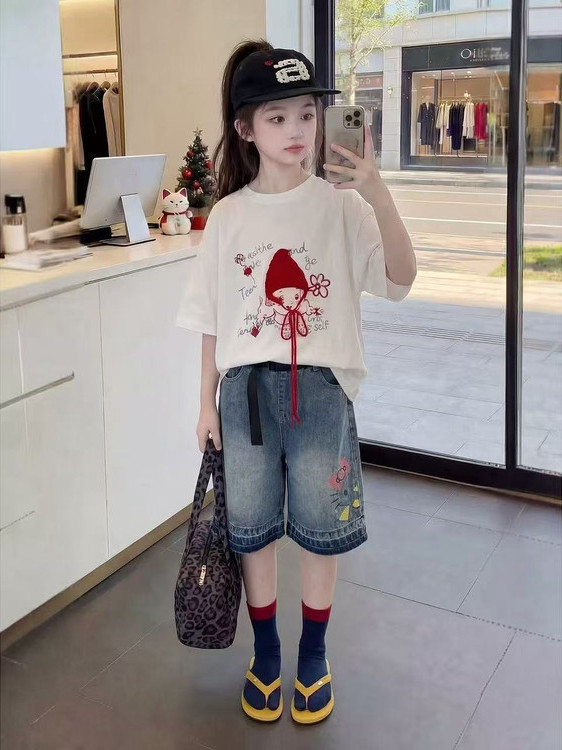 Girls Summer Short Sleeve T-Sh - Summer Clothing Online review and price