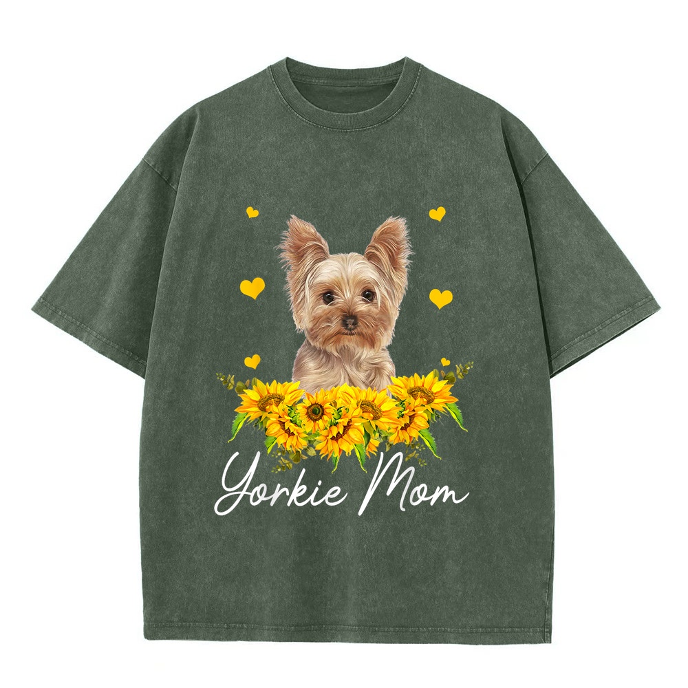 Suower Yorkie Mom Dog Lover T- - Summer Clothing Deals review and price