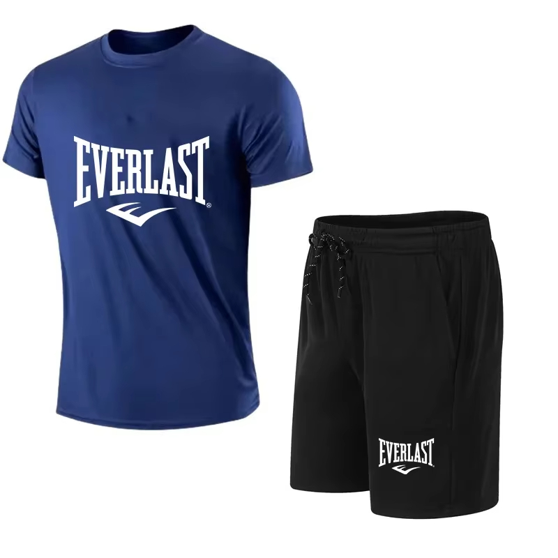 EVERLAST Men's T-shirt + Short - Summer Gym Clothing review and price