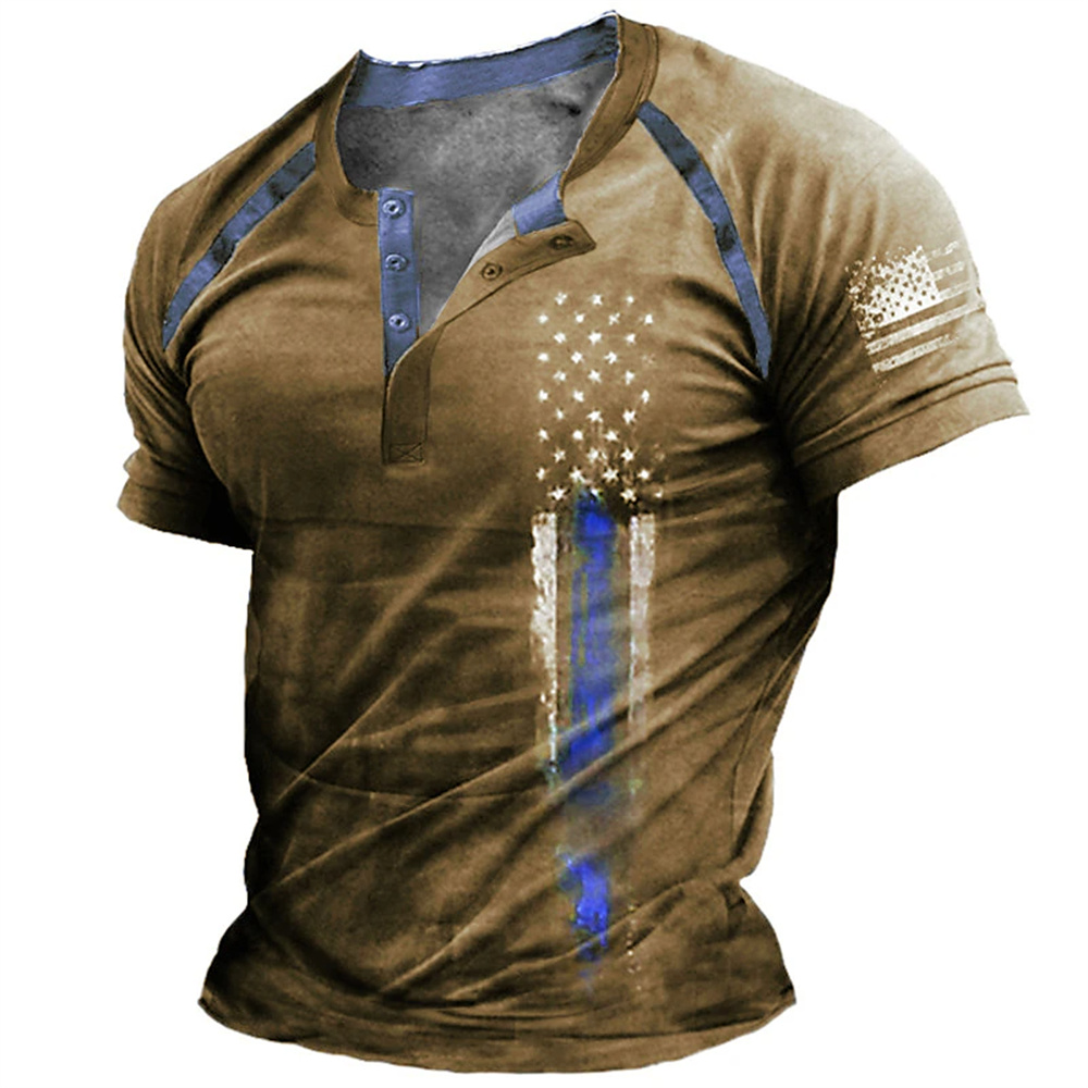 Funny 3D American Flag Print M - Summer Clothes Fashion review and price