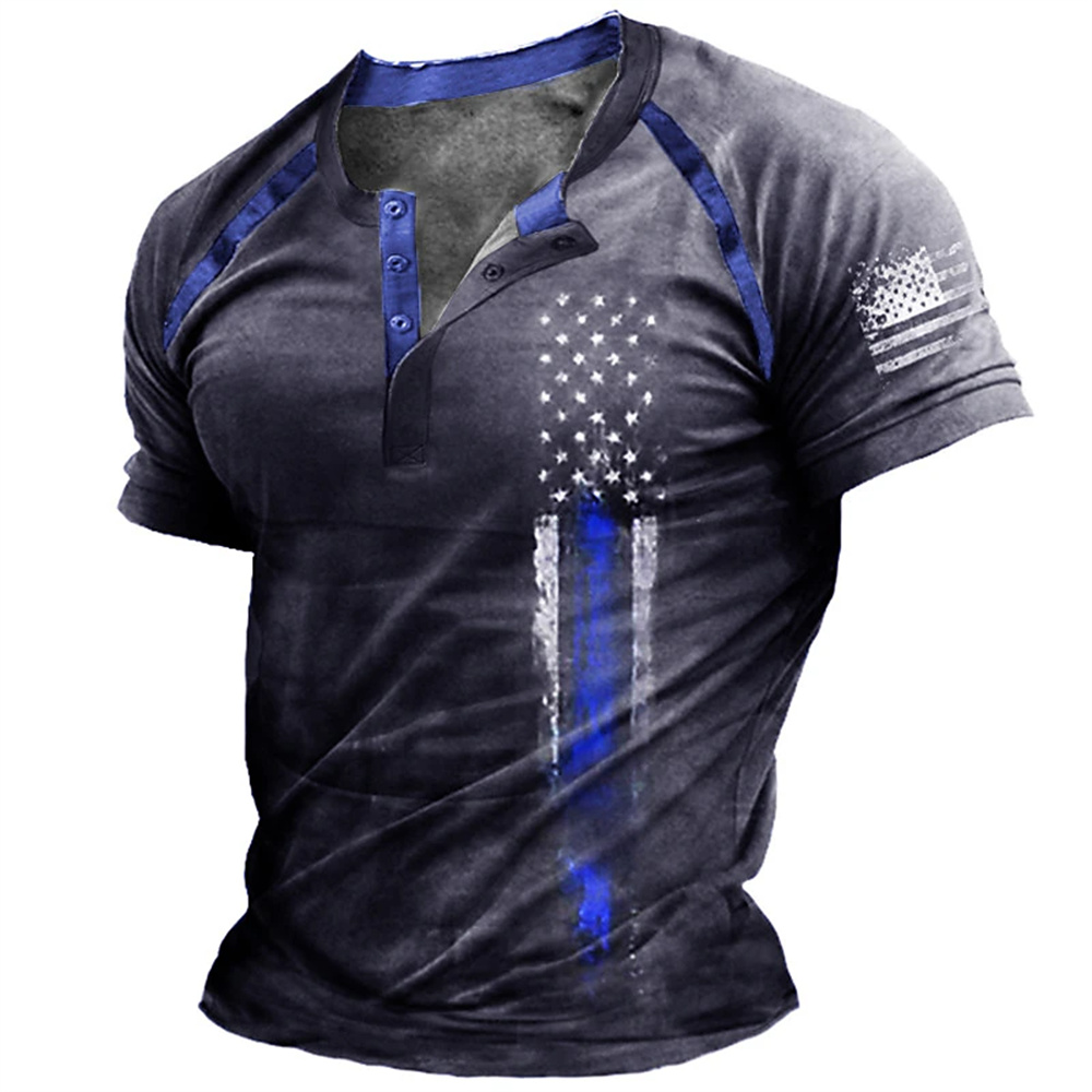 Funny 3D American Flag Print M - Summer Clothes Fashion review and price