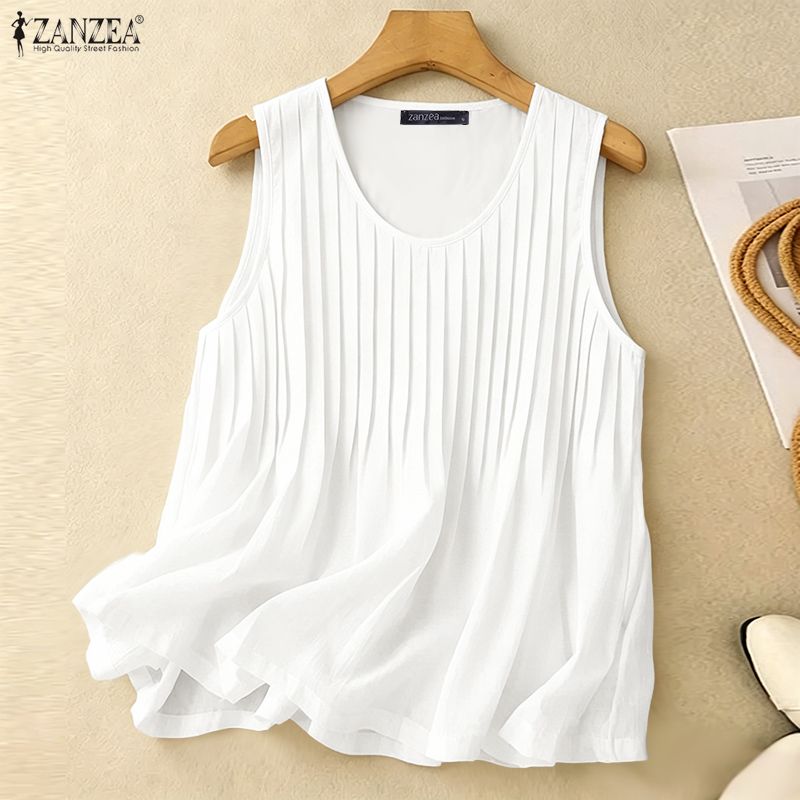 ZANZEA Woman Summer Pintuck Ta - Summer Clothing For Plus Size Women review and price