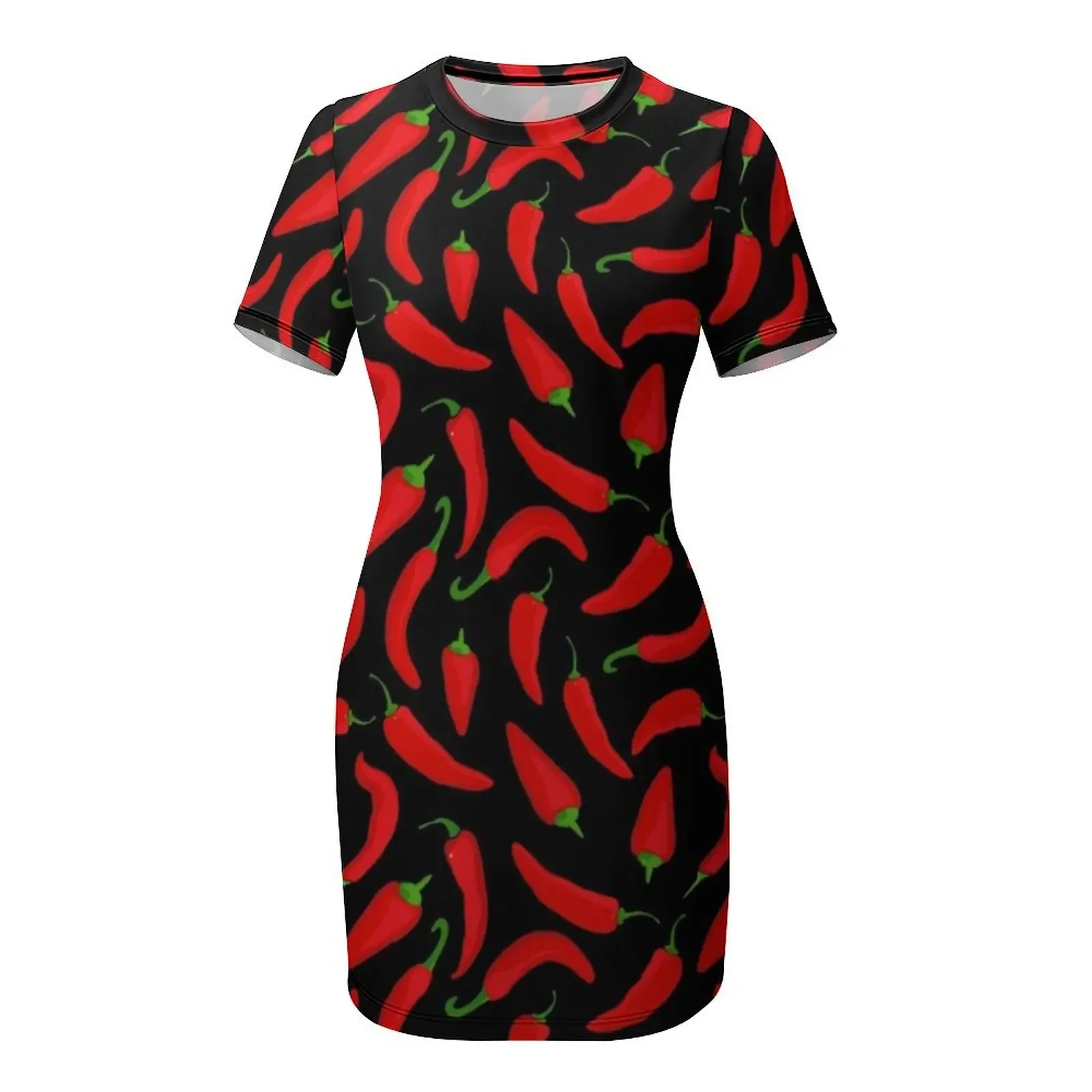 Red Chilli Pepper Pattern on B - Summer Clothing Online review and price