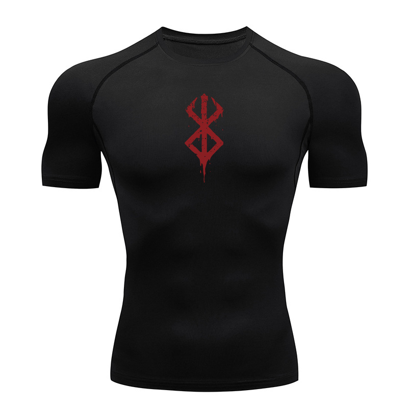 Men's Print Compression Shirts - Summer Gym Clothing review and price