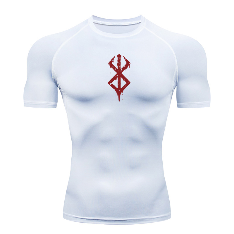 Men's Print Compression Shirts - Summer Gym Clothing review and price