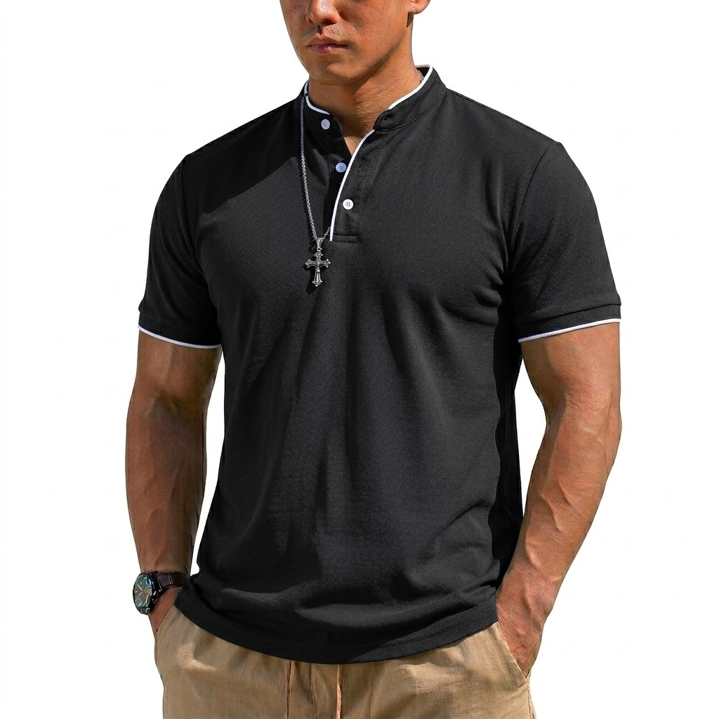Summer Short Sleeve Henley Shi - Summer Gym Clothing review and price