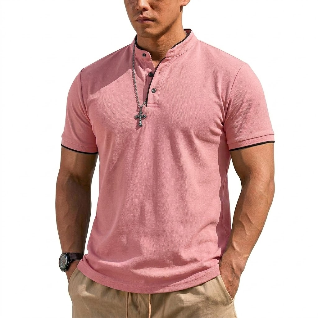 Summer Short Sleeve Henley Shi - Summer Gym Clothing review and price