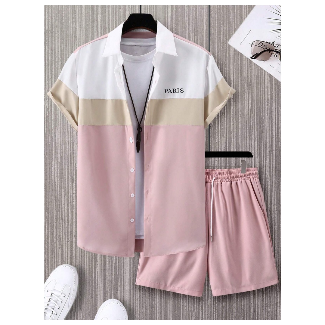 Men's Fashion Suit Blue And Wh - Summer Clothes Fashion review and price