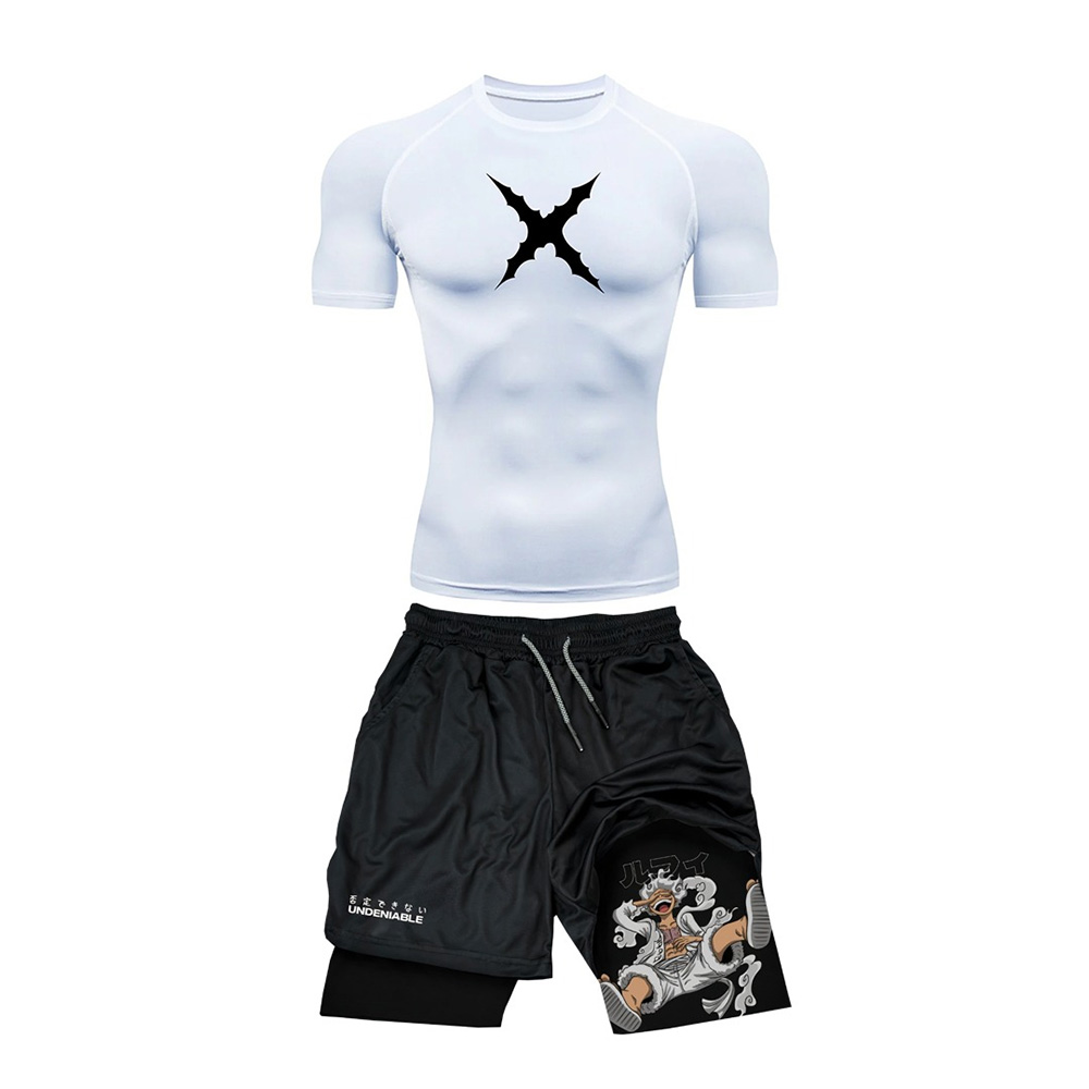 Summer New ONE PIECE Luffy Tig - Summer Gym Clothing review and price
